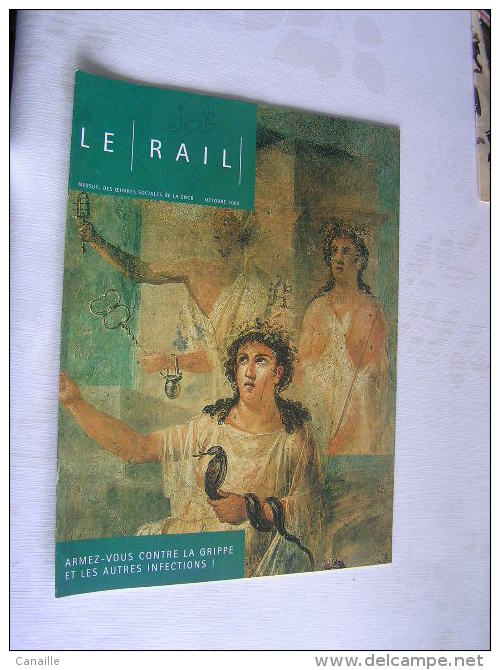 Le Rail  ( 32 Pages ) , Mensuel Des Ouevres Sociales De La SNCB  -   Octobre   2003  .- - Trains