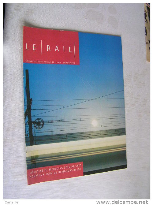 Le Rail  ( 32 Pages ) , Mensuel Des Ouevres Sociales De La SNCB  -   Novembre   2003  .- - Trains