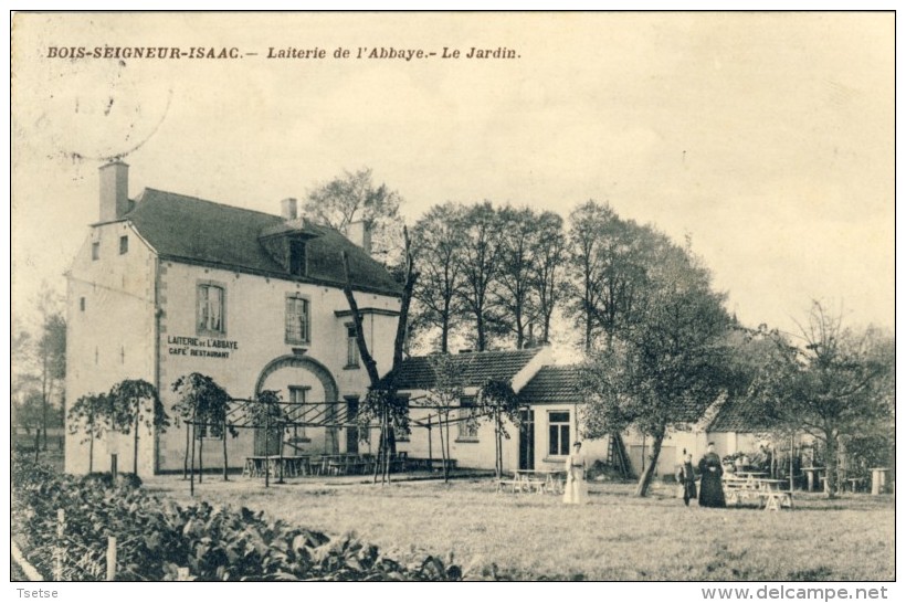 Ophain-Bois-Seigneur-Issac - Laiterie De L´Abbaye - Le Jardin  -1912 ( Voir Verso ) - Braine-l'Alleud