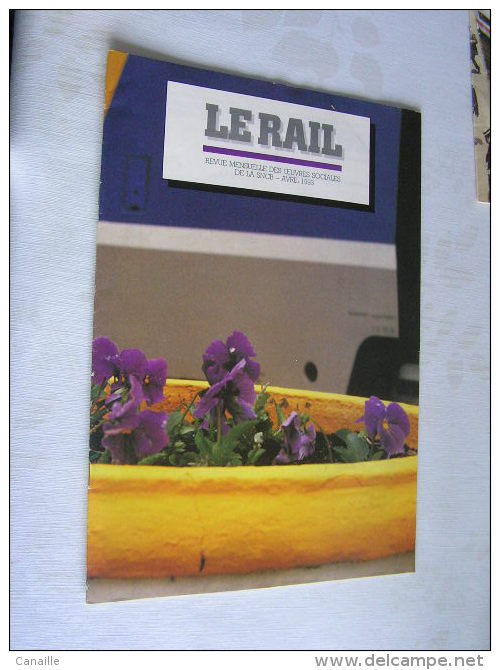 Le Rail  ( 32 Pages ) , Mensuel Des Ouevres Sociales De La SNCB  -  Avril 1993  .- - Trains