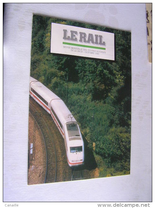 Le Rail  ( 32 Pages ) , Mensuel Des Ouevres Sociales De La SNCB  -  Octobre 1995  .- - Trains