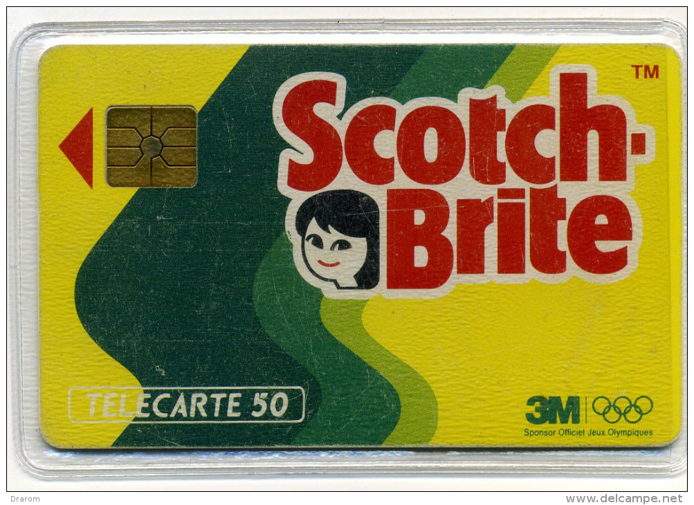 F225C Scotch-brite 50 Unités 01/92 3 Numéros Gras B1B28B (1 & 28) (lot 19) - Verzamelingen