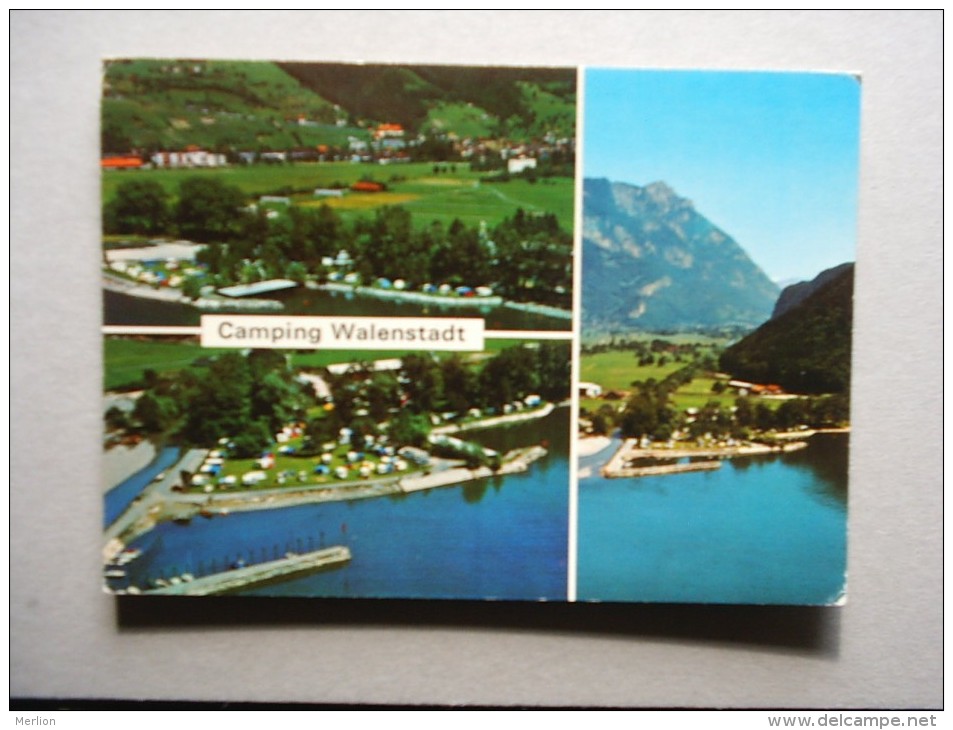 Switzerland  - Camping Walenstadt -stamp  D115283 - Walenstadt