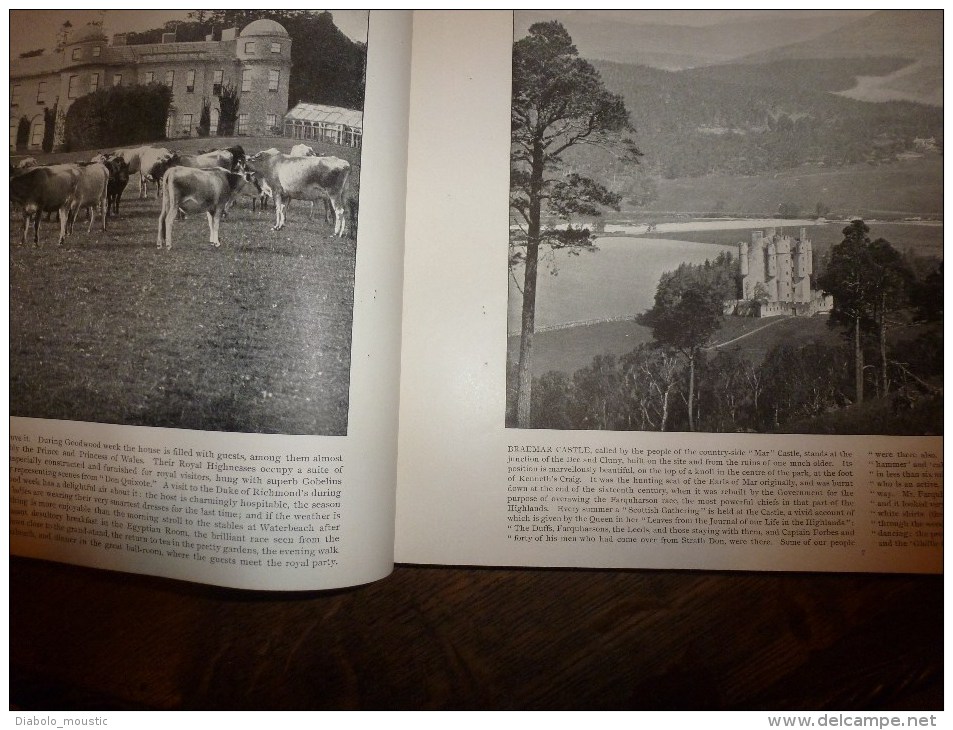 1894 Beautiful Britain : the scenery and the splendours of the United Kingdom. Views of our stately houses.