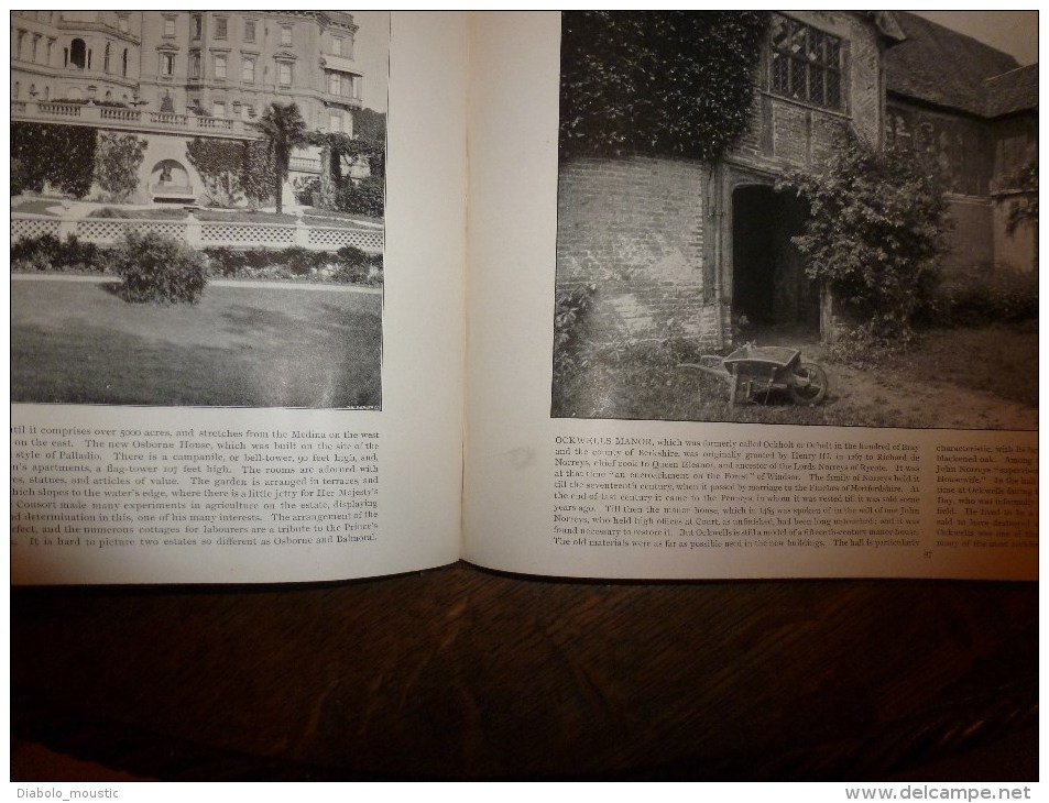 1894 Beautiful Britain : the scenery and the splendours of the United Kingdom. Views of our stately houses.