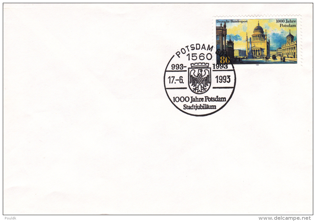 Germany 1993 Potsdam 1000 Jahre Potsdam (G48-10) - Storia Postale