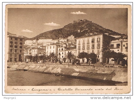 B2575 - Salerno - Lungomare E Castello Guiscardo Visto Dal Mare - Salerno