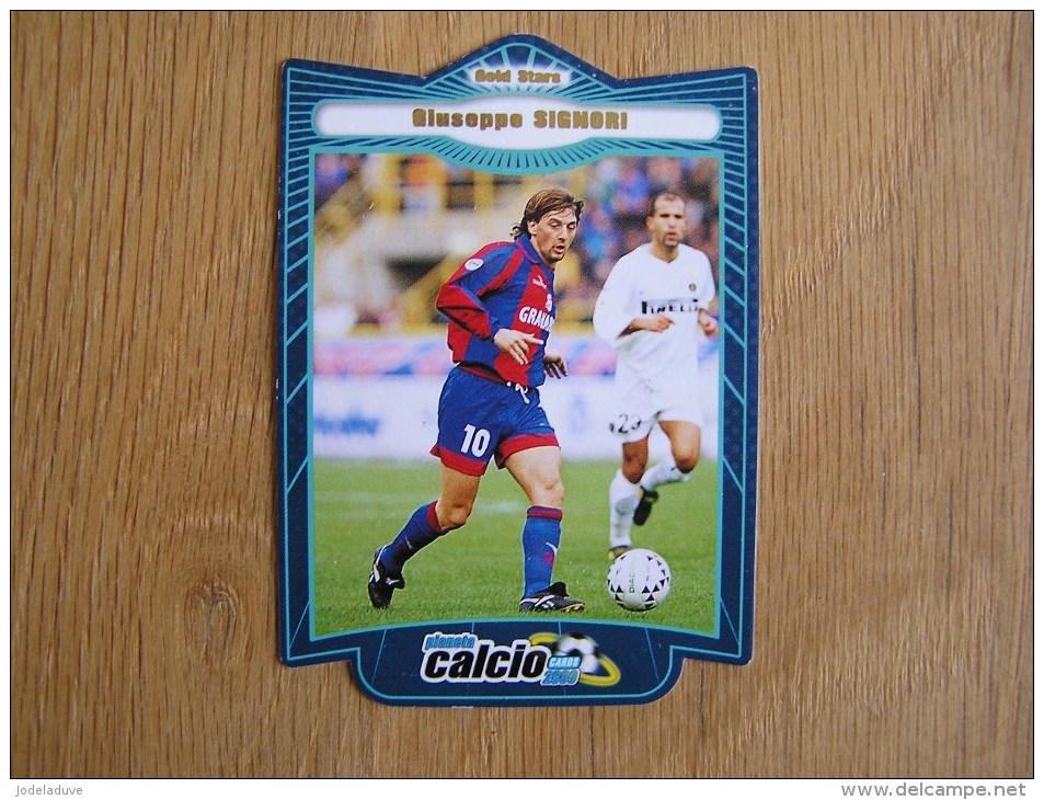 CALCIO 2000 GOLD STARS Guiseppe Signori  Trading Cards Football Italia Italie Carte Collection - Autres & Non Classés