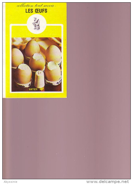 D5 - LES OEUFS - Collection TOUT SAVOIR - édition 2000 Nr 08 - RECETTES DE CUISINE - Cooking & Wines