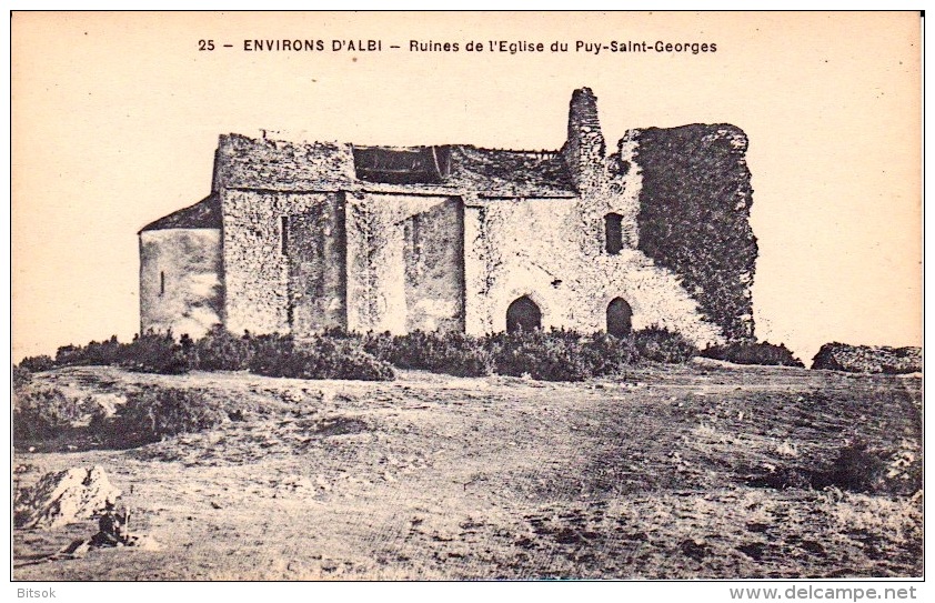 Environs D´ALBI - Ruines De L´Eglise Du Puy - Saint - Georges - Albi