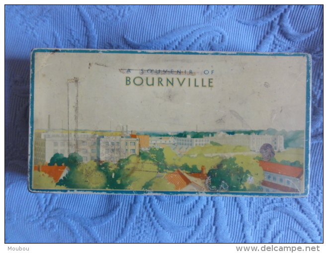 Boite Métallique " Souvenir De Bournville" - Boxes