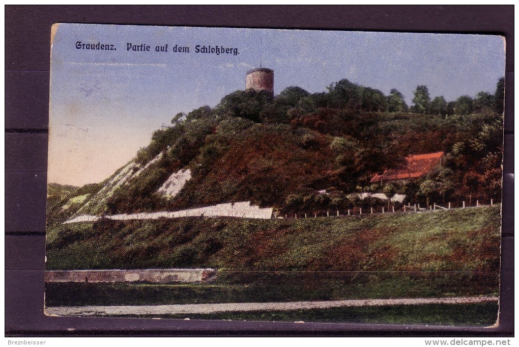 AK GRAUDENZ : Partie Auf Dem Schloßberg Karte Gel. 1917 Feldpost - Westpreussen