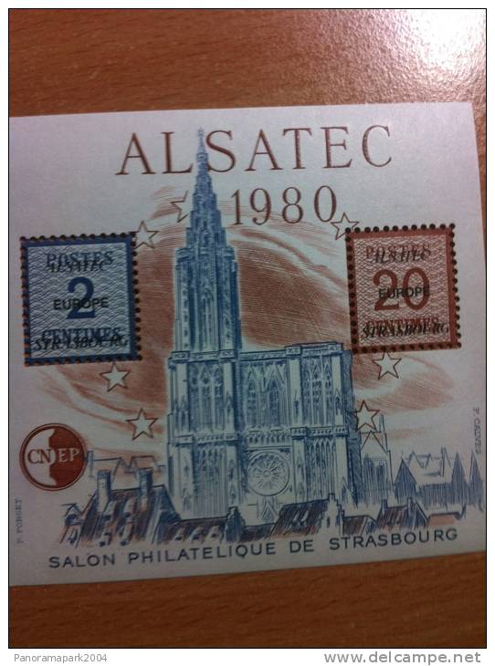 FRANCE 1980 BLOC C.N.E.P. CNEP N°1 ALSATEC NEUF - CNEP