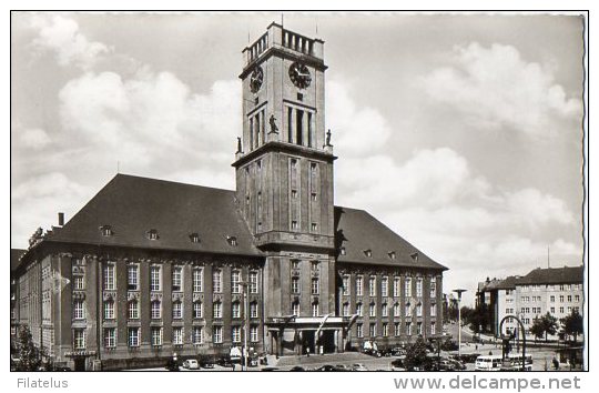 BERLINO-RATHAUS SPEDITA IN ITALIA-23-8-1957 - Schoeneberg