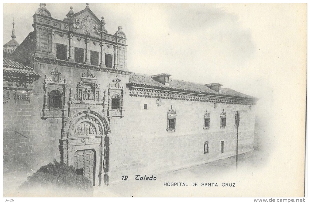 Toledo - Hospital De Santa Cruz - Carte Dos Simple N° 19 Non Circulée - Toledo