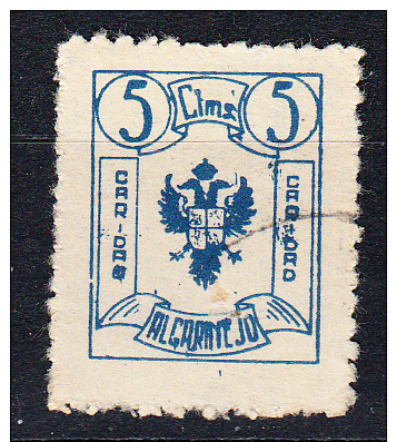 ALGARINEJO.CARIDAD  5 CENT.USADO. SES 359 - Nationalist Issues