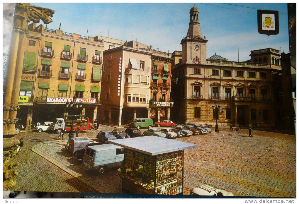 Reus Plaza España Kiosko Quiosque Voitures - Tarragona