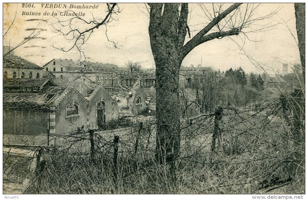 VERDUN  Bombardé RUINES DE LA CITADELLE - Verdun