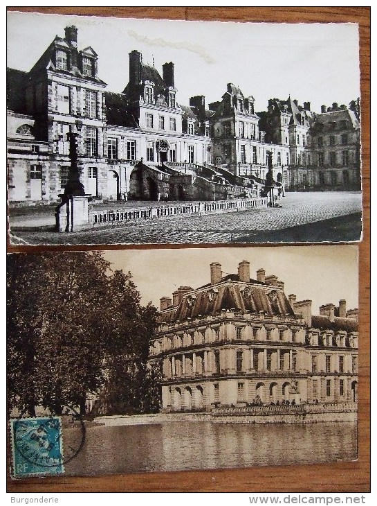 FONTAINEBLEAU / LE PALAIS / TRES BEAU LOT DE 64 CARTES / TOUTES LES PHOTOS