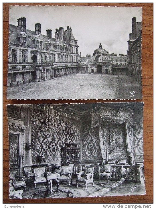 FONTAINEBLEAU / LE PALAIS / TRES BEAU LOT DE 64 CARTES / TOUTES LES PHOTOS