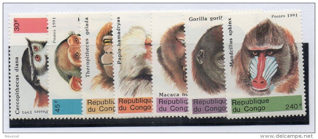 Serie Nº 948A/G Congo - Gorilles