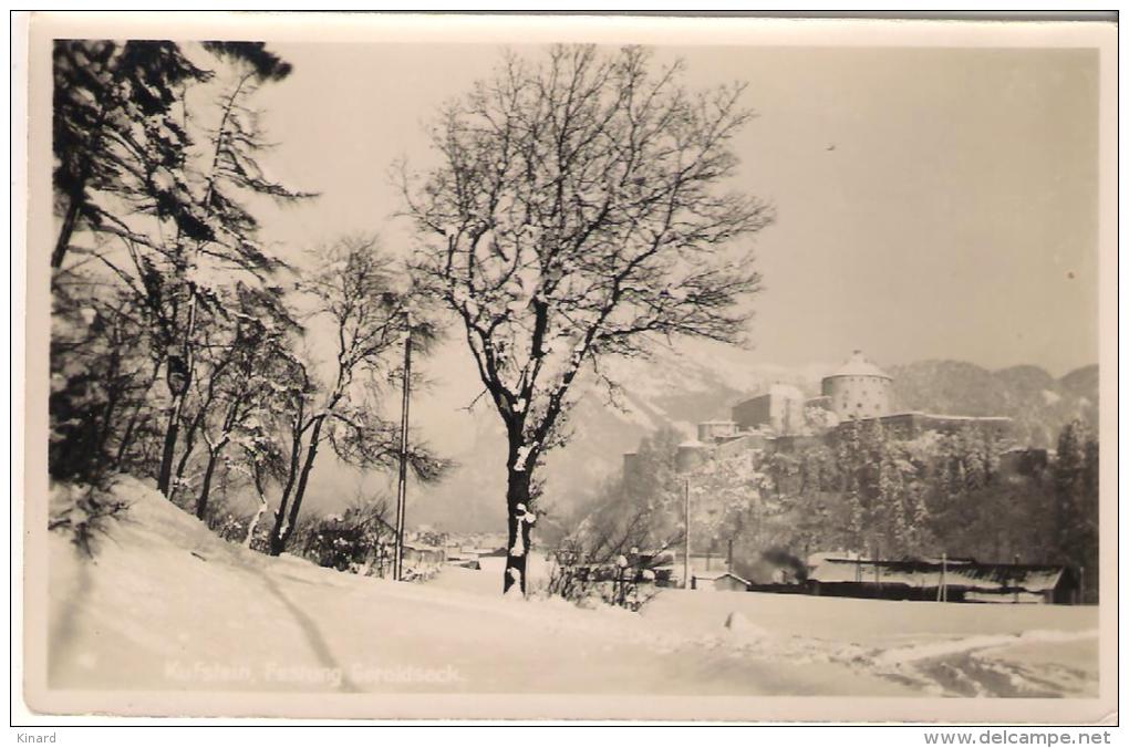 CPA .  AUTRICHE....KUFSTEIN ..  FESTUNG  GEROLDSEK...PHOTO..BE.. - Kufstein