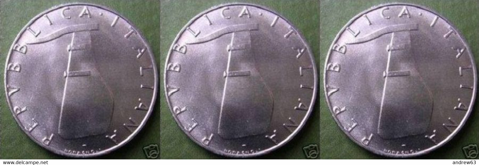 ITALIA - Lire 5 1973 - FDC/Unc Da Rotolino/from Roll 3 Monete/3 Coins - 5 Lire
