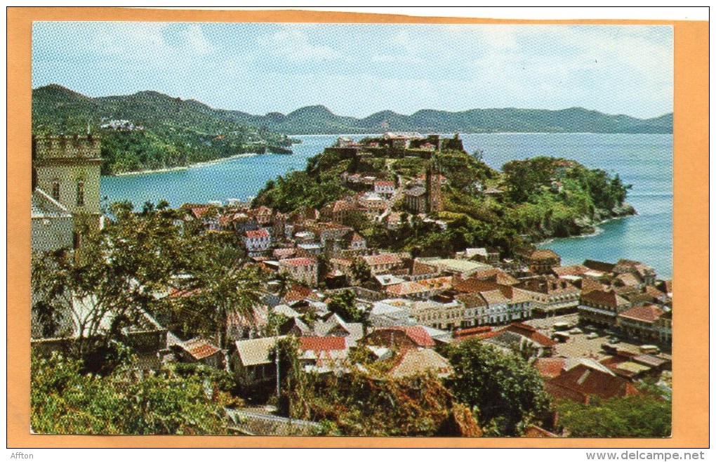 St Geroges Grenada Old Postcard - Grenada