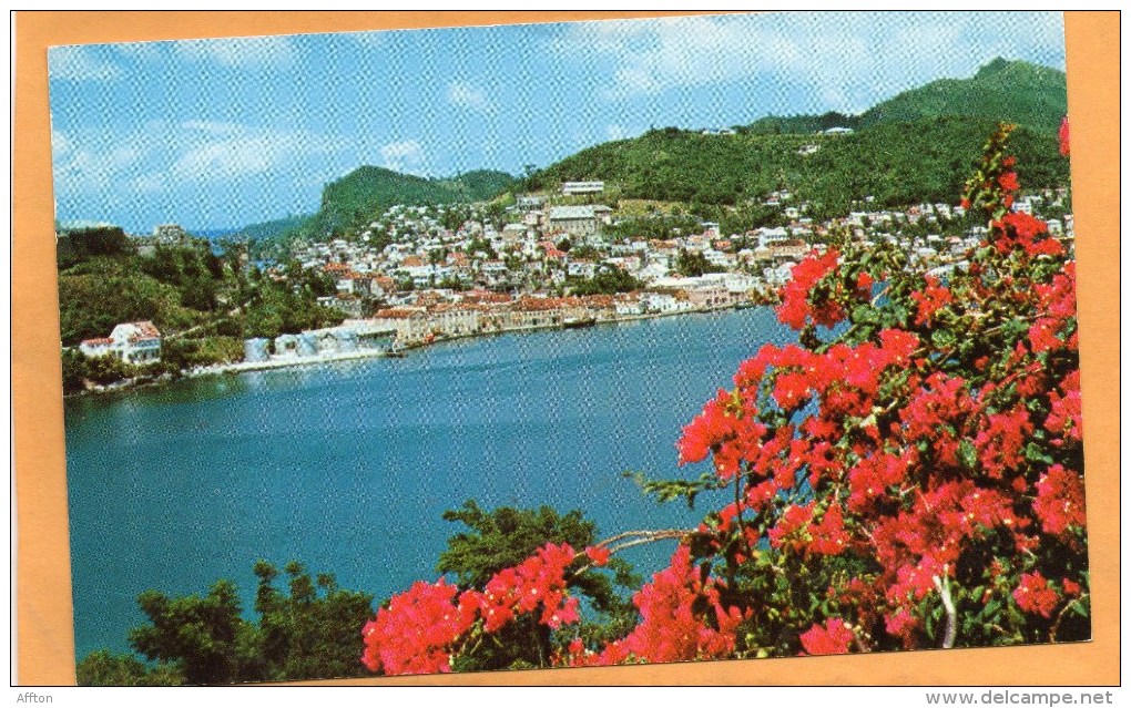 St Geroges Grenada Old Postcard - Grenada