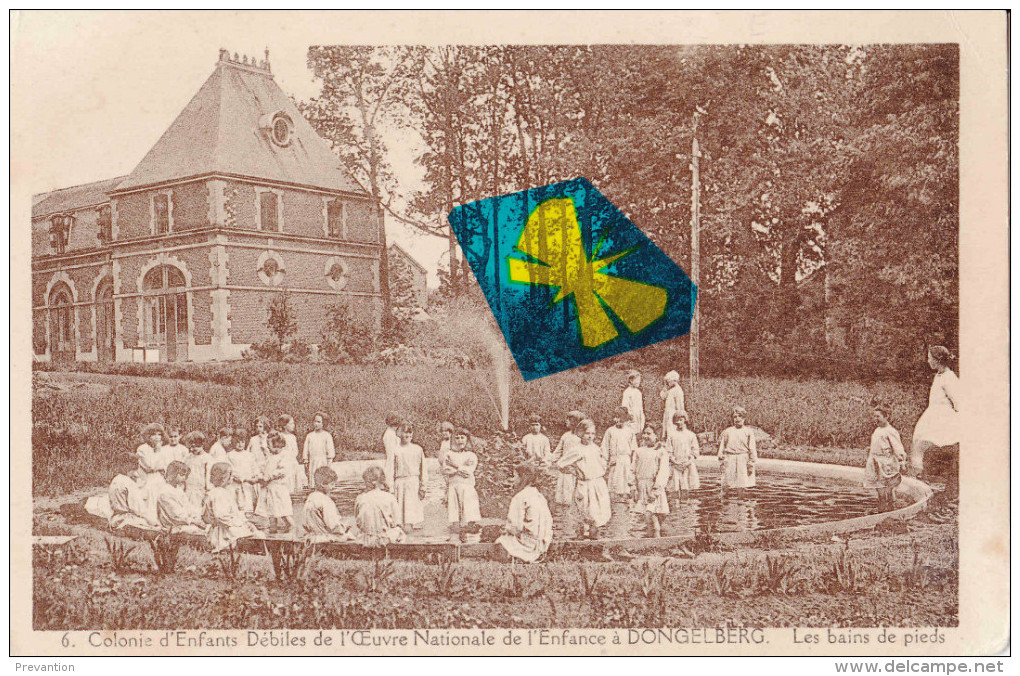 Colonie D'Enfants Débiles De L'Oeuvre Nationale De L'Enfance à DONGELBERG - Les Bains De Pieds - Jodoigne