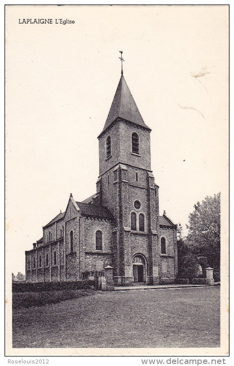 LAPLAIGNE : L'église - Brunehaut