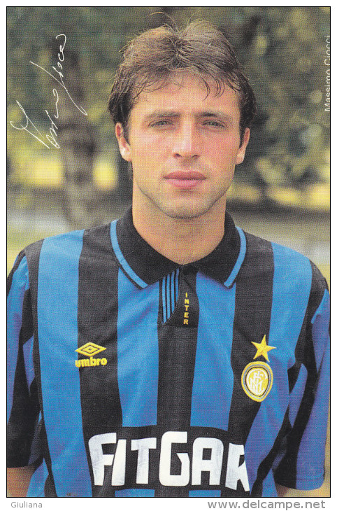 Cartolina Autografata "Massimo Ciocci" Inter F.C. - Authographs