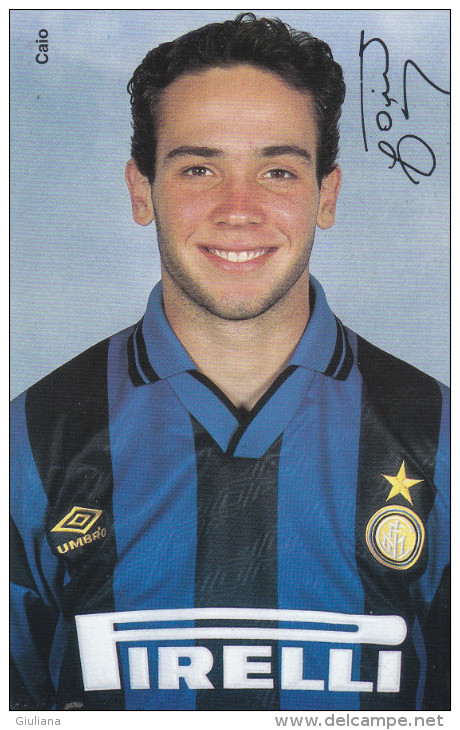 Cartolina Autografata "Caio" Inter F.C. - Autogramme