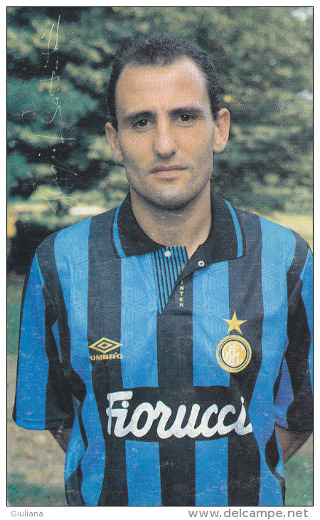 Cartolina Autografata "Sergio Battistini " Inter F.C. - Handtekening