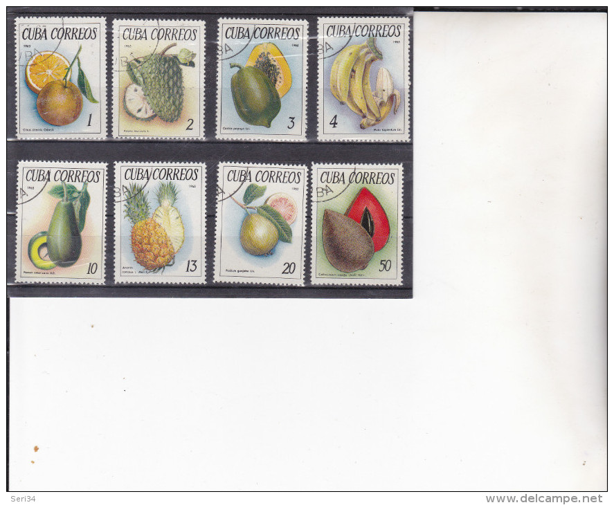 CUBA : Fruits Tropicaux  : Y&T : O: 902 à 909 - Neufs