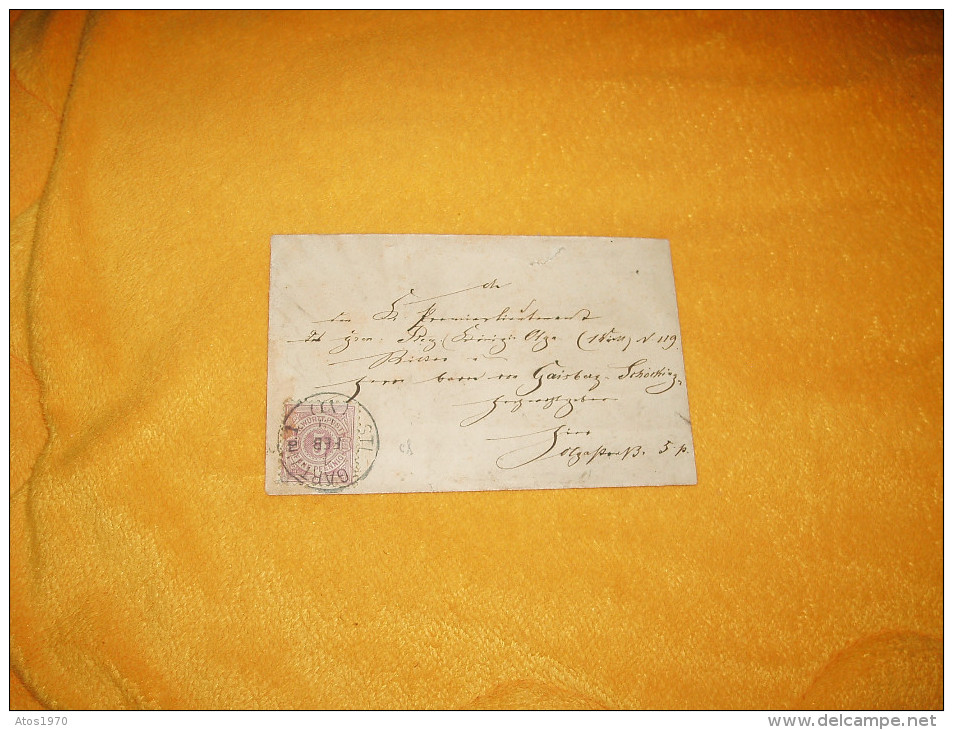 ENVELOPPE UNIQUEMENT A ETUDIER / CACHETS + TIMBRE / PAYS A DETERMINER. DATE ?. - Storia Postale