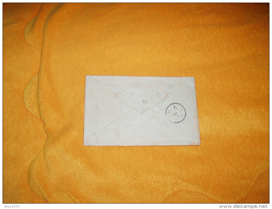 ENVELOPPE UNIQUEMENT A ETUDIER / CACHETS + TIMBRE / PAYS A DETERMINER. DATE ?. - Storia Postale