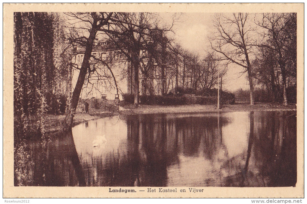 LANDEGEM : Het Kasteel En Vijver - Nevele