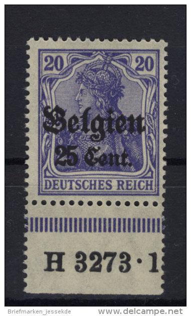 Deutsche Post Belgien Michel No. 18 ** Postfrisch HAN - Besetzungen 1914-18