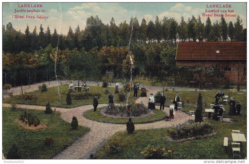 LANKLAAR : Jardin Anglais De L'hôtel Beau-séjour - Dilsen-Stokkem