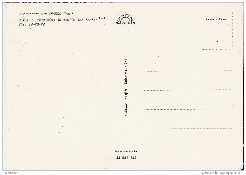 ROQUEBRUNE Sur ARGENS (83) - TOURISME : Camping Caravaning Du Moulin Des Iscles - La Plage - Belle Animation - Roquebrune-sur-Argens