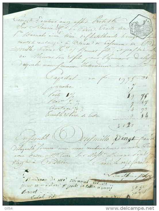 12 scans , lot  documents ( 12) , avec cachets de généralité, Paris  Tours , preuilly , loches , 18è et 19è - pho154