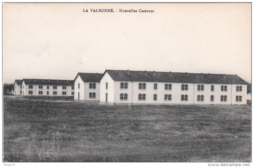 Care Postale Ancienne - La Valbonne - Nouvelles Casernes - Casernas