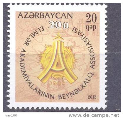 2013. Azerbaijan, 20y Of The Association Of The Academies Of Scientists, 1v, Mint/** - Azerbaïdjan