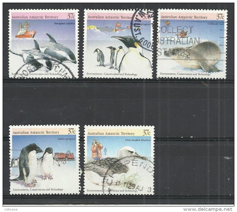 A.A.T. AUSTRALIAN ANTARCTIC TERRITORY 1988 - ENVIRONMENT TECHNOLOGY - CPL. SET - USED OBLITERE GESTEMPELT USADO - Used Stamps
