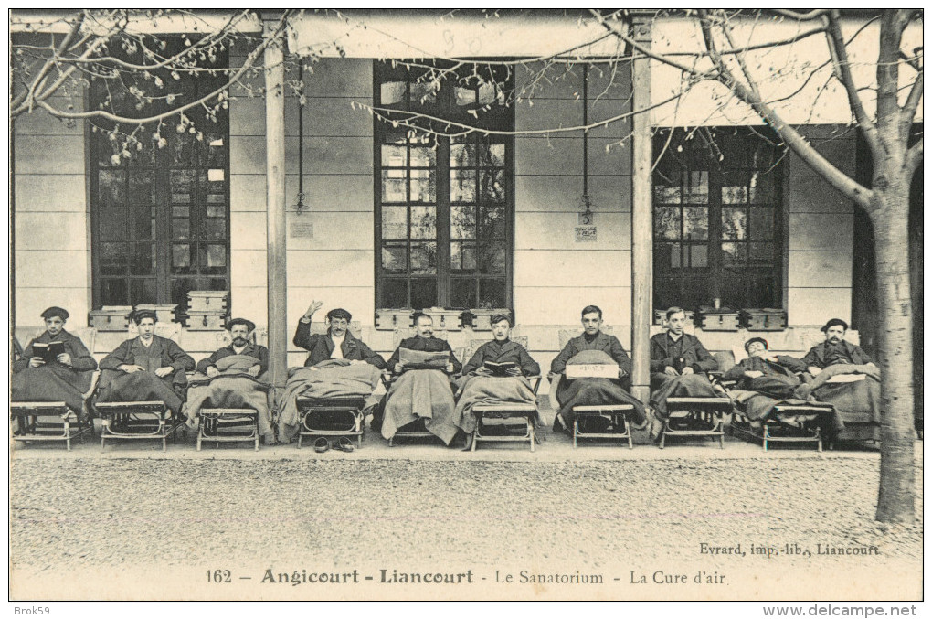 60 ANGICOURT - LIANCOURT - LE SANATORIUM - LA CURE D AIR ( MALADES ) - Liancourt