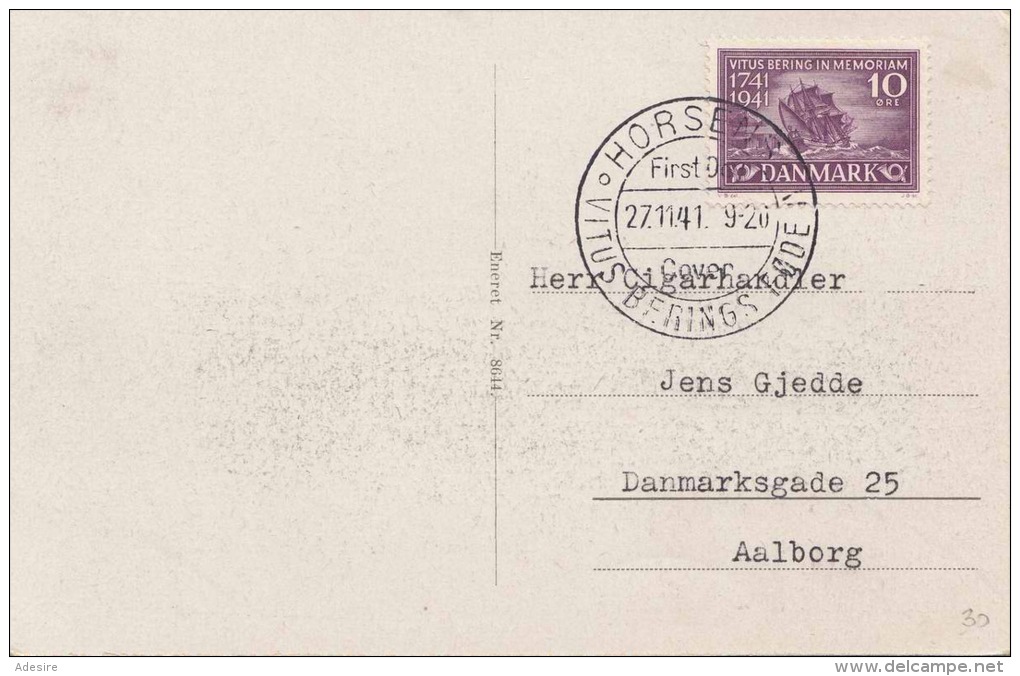 AALBORG, Vesterbro, Sondermarke + Sonderstempel 1941 - Dänemark