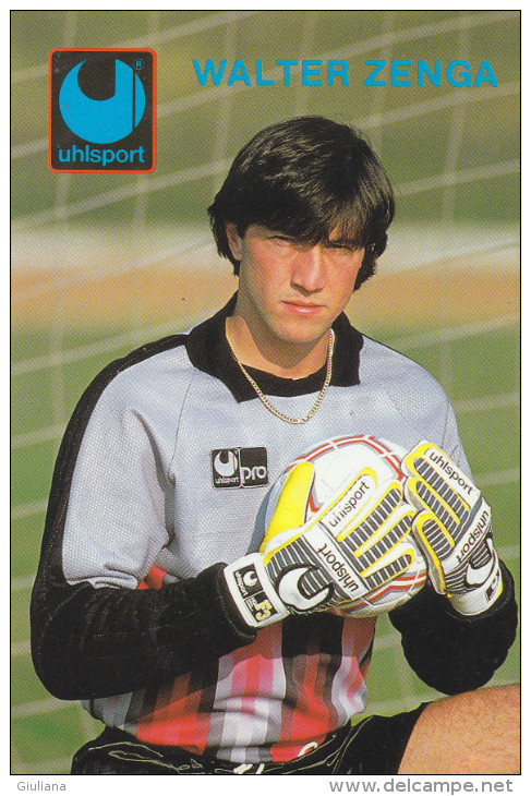 Cartolina  "Walter Zenga " Inter F.C. - Autógrafos