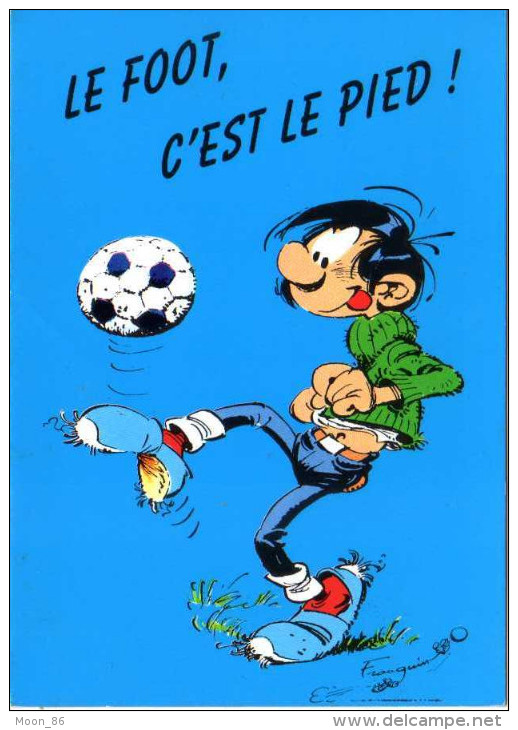 Carte Postale N 167 - GASTON LAGAFFE - ANDRE FRANQUIN - Le Foot C Est Le Pied - Gaston