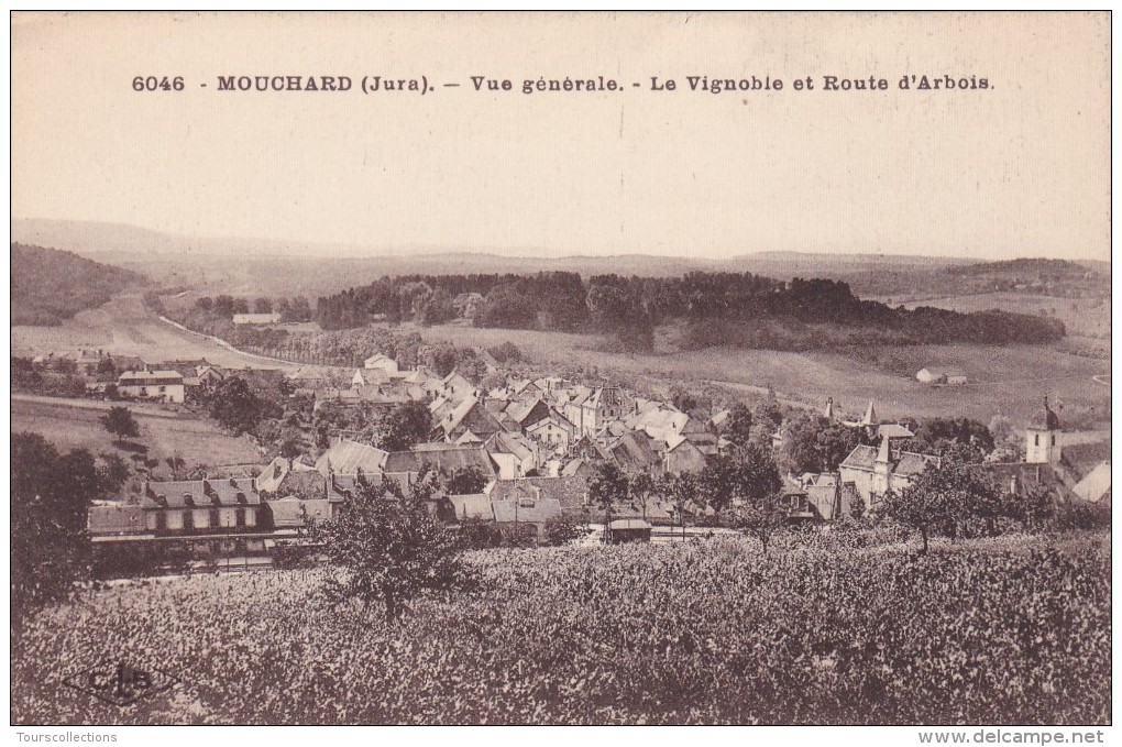 CPA 39 @ MOUCHARD @ Le Vignoble Et Route D' Arbois - Autres & Non Classés